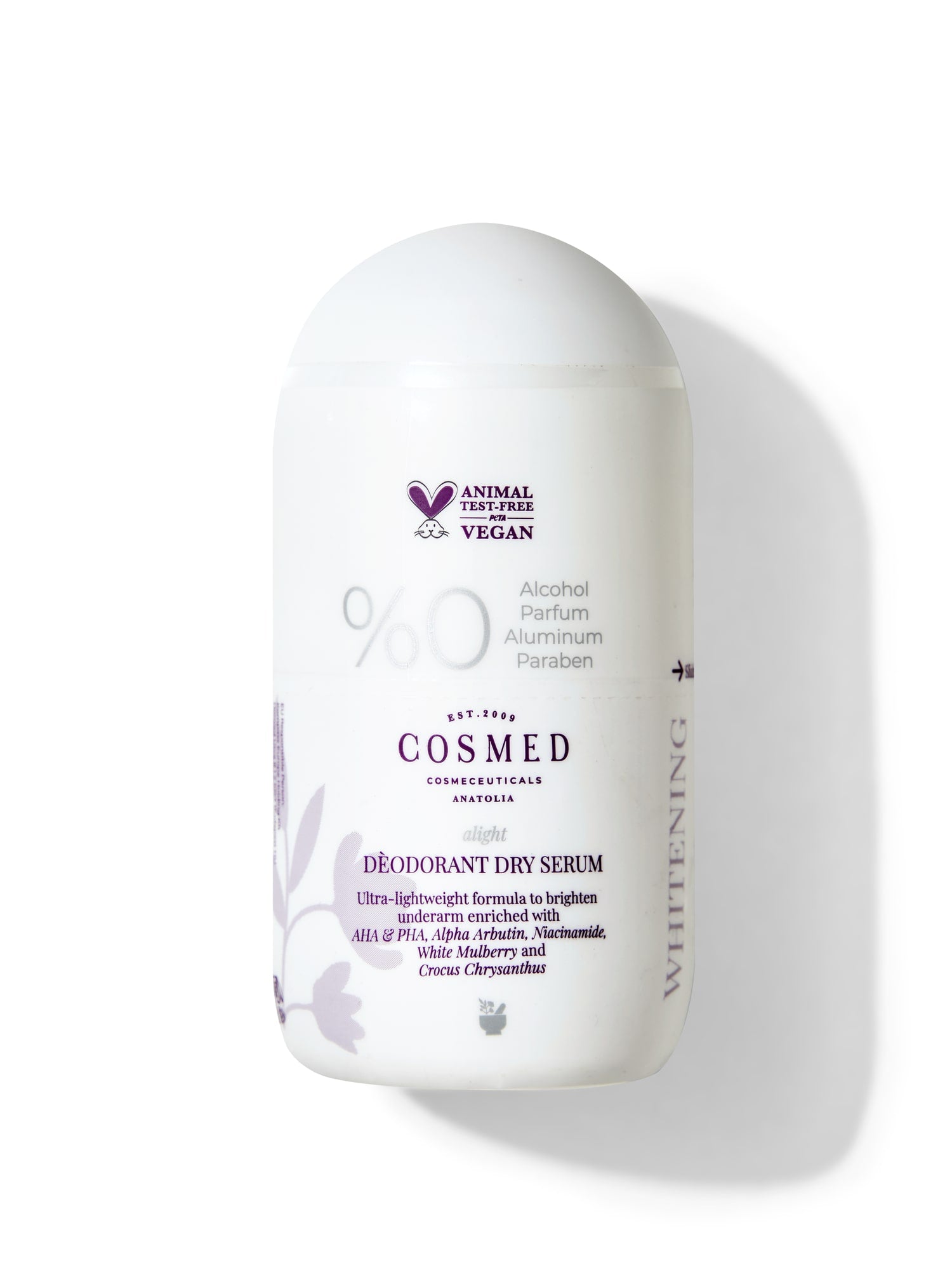 Deodorant Dry Serum whitening roll-on with AHA